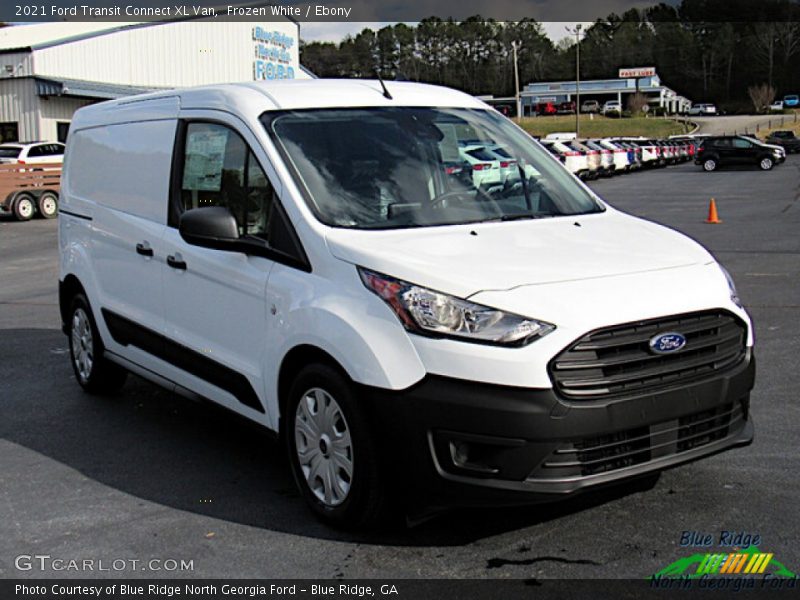 Frozen White / Ebony 2021 Ford Transit Connect XL Van