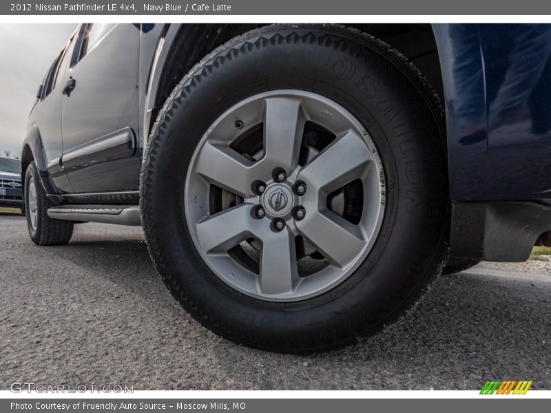 Navy Blue / Cafe Latte 2012 Nissan Pathfinder LE 4x4