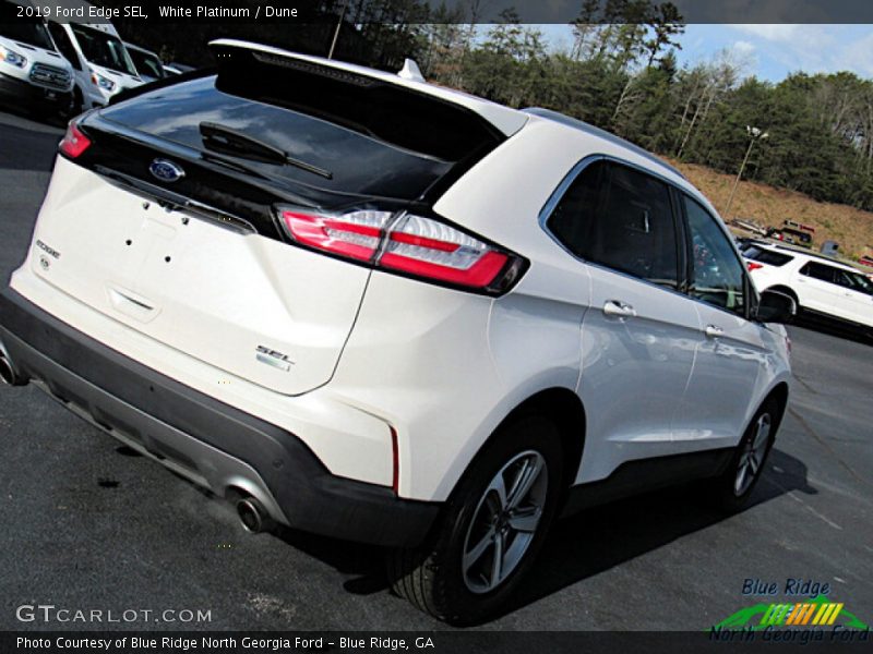 White Platinum / Dune 2019 Ford Edge SEL