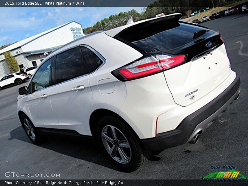 White Platinum / Dune 2019 Ford Edge SEL