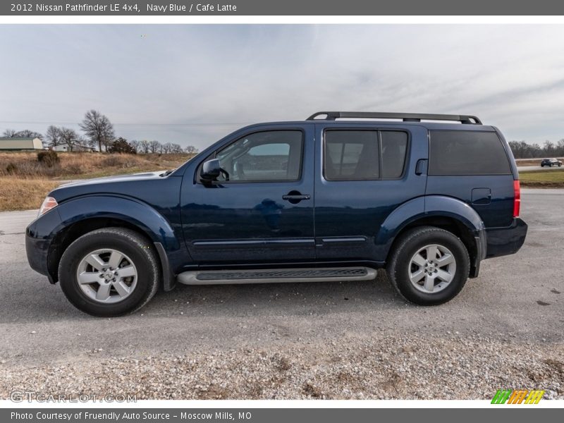 Navy Blue / Cafe Latte 2012 Nissan Pathfinder LE 4x4