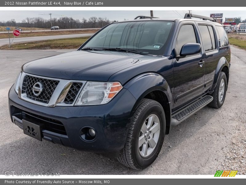 Navy Blue / Cafe Latte 2012 Nissan Pathfinder LE 4x4