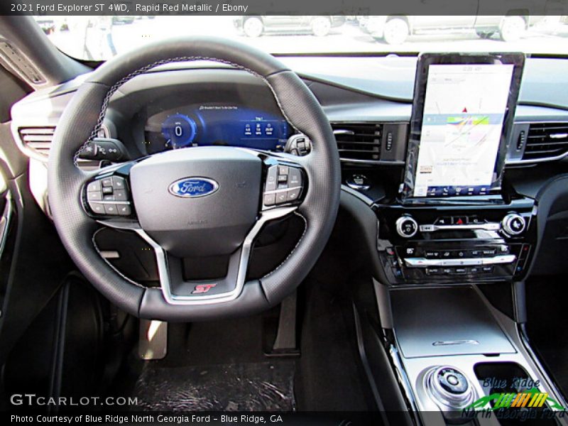 Rapid Red Metallic / Ebony 2021 Ford Explorer ST 4WD