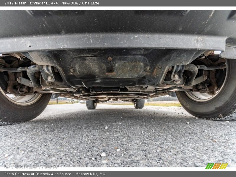 Navy Blue / Cafe Latte 2012 Nissan Pathfinder LE 4x4