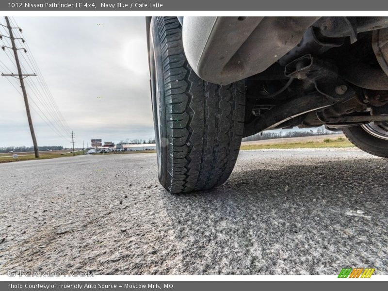 Navy Blue / Cafe Latte 2012 Nissan Pathfinder LE 4x4