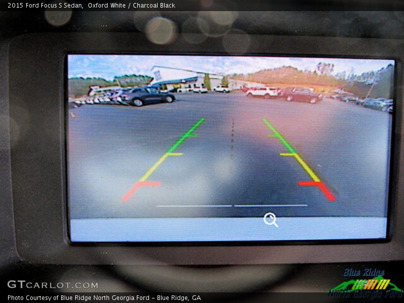 Oxford White / Charcoal Black 2015 Ford Focus S Sedan