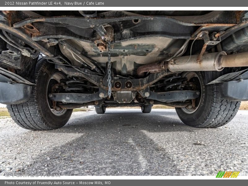 Navy Blue / Cafe Latte 2012 Nissan Pathfinder LE 4x4