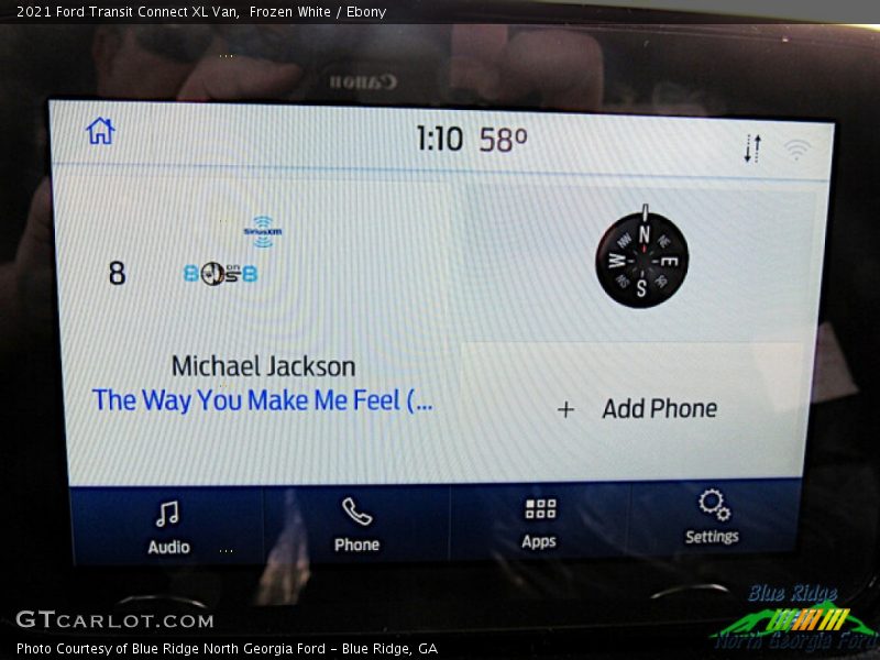 Frozen White / Ebony 2021 Ford Transit Connect XL Van