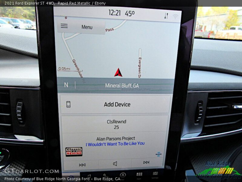Rapid Red Metallic / Ebony 2021 Ford Explorer ST 4WD