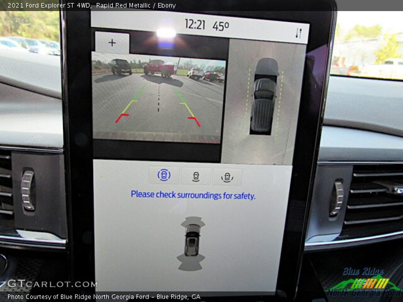 Rapid Red Metallic / Ebony 2021 Ford Explorer ST 4WD