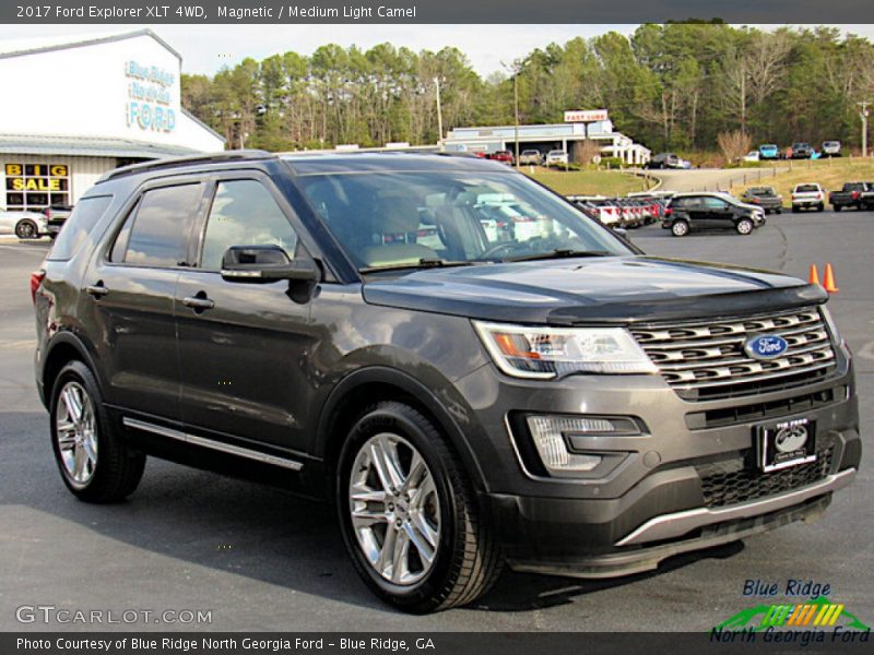 Magnetic / Medium Light Camel 2017 Ford Explorer XLT 4WD