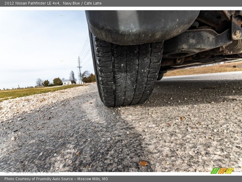 Navy Blue / Cafe Latte 2012 Nissan Pathfinder LE 4x4