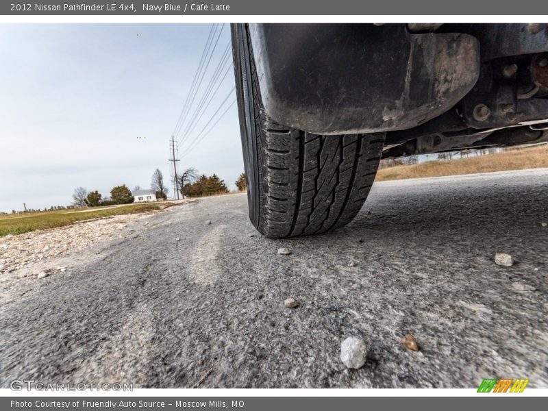 Navy Blue / Cafe Latte 2012 Nissan Pathfinder LE 4x4