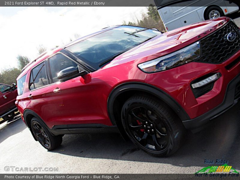 Rapid Red Metallic / Ebony 2021 Ford Explorer ST 4WD