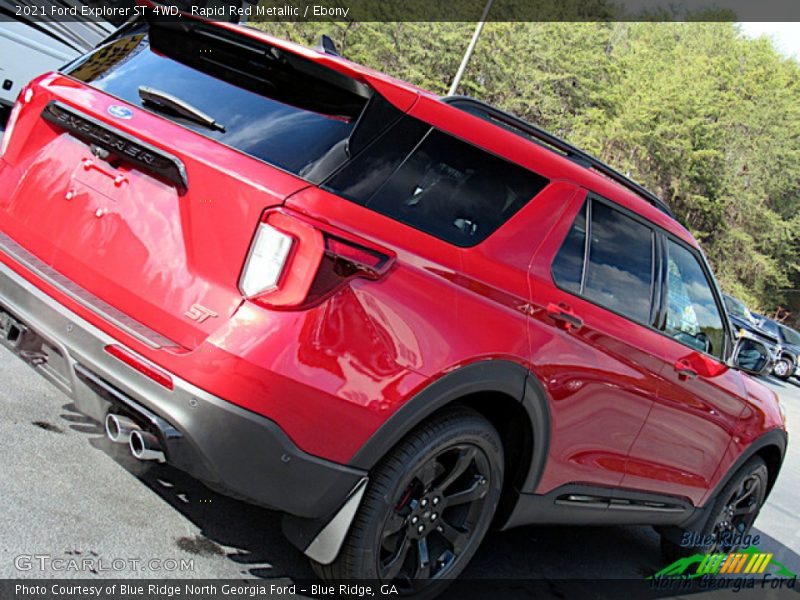 Rapid Red Metallic / Ebony 2021 Ford Explorer ST 4WD