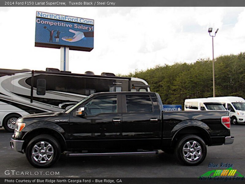 Tuxedo Black / Steel Grey 2014 Ford F150 Lariat SuperCrew