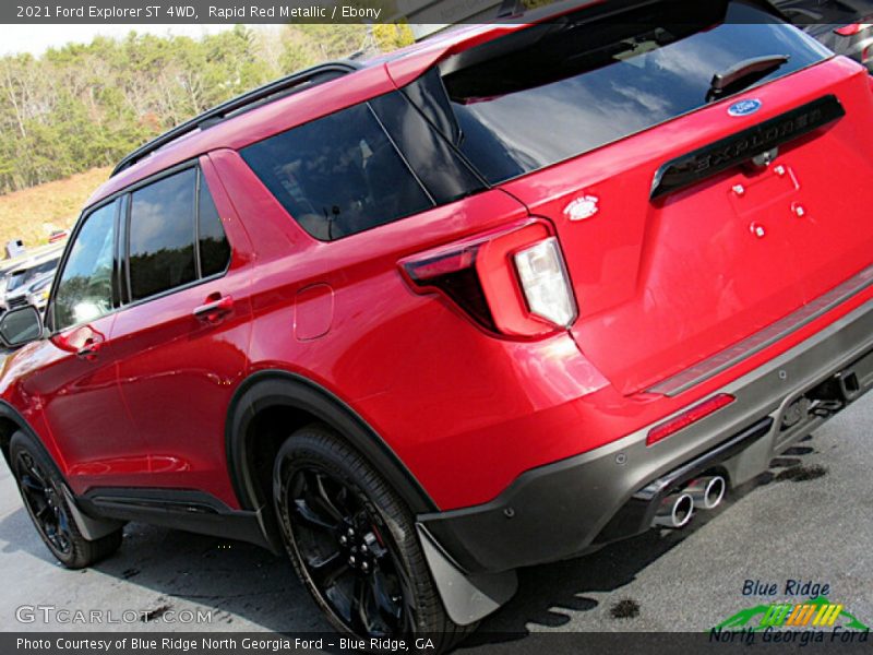 Rapid Red Metallic / Ebony 2021 Ford Explorer ST 4WD