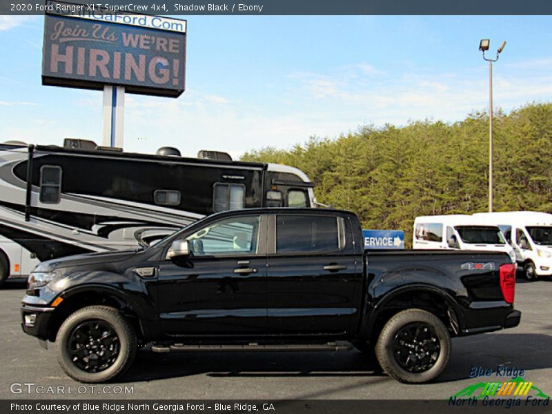 Shadow Black / Ebony 2020 Ford Ranger XLT SuperCrew 4x4