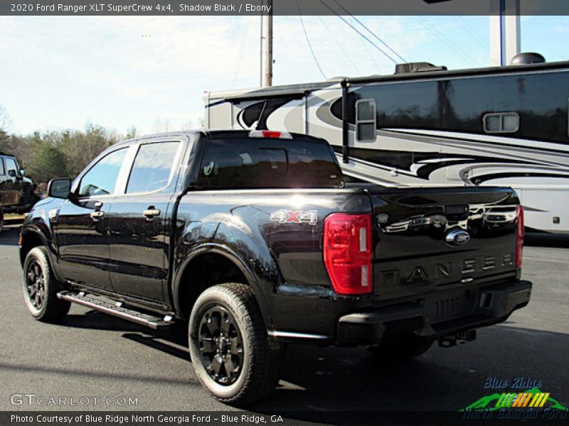 Shadow Black / Ebony 2020 Ford Ranger XLT SuperCrew 4x4