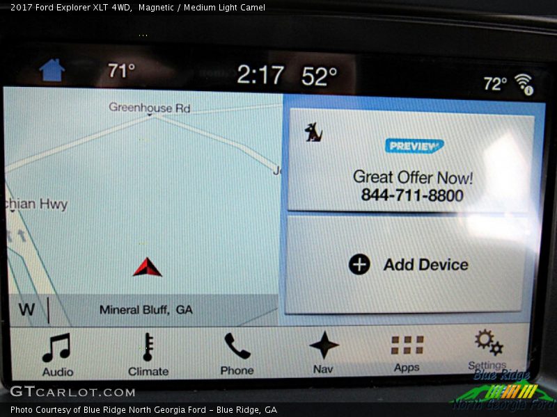 Magnetic / Medium Light Camel 2017 Ford Explorer XLT 4WD