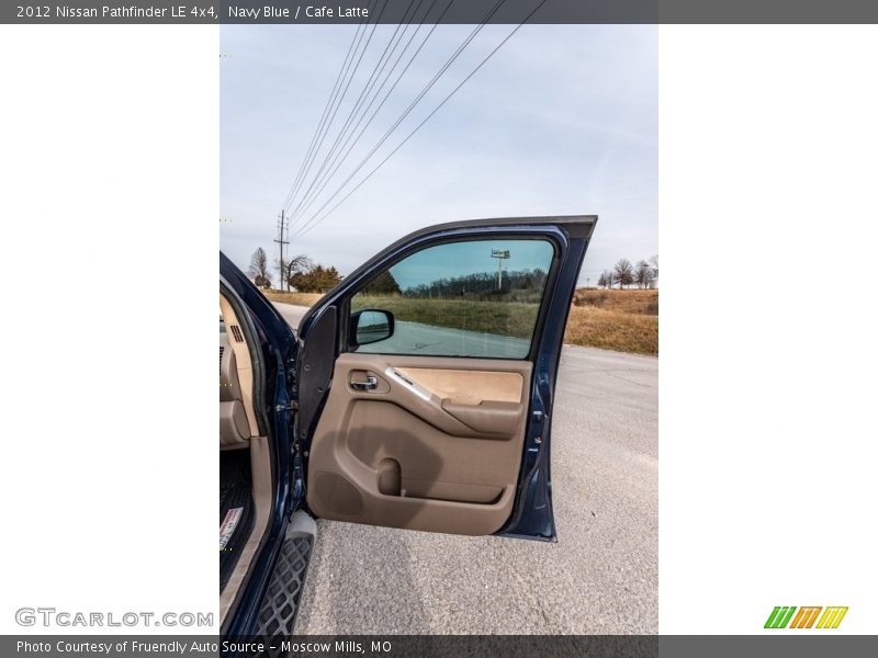 Navy Blue / Cafe Latte 2012 Nissan Pathfinder LE 4x4