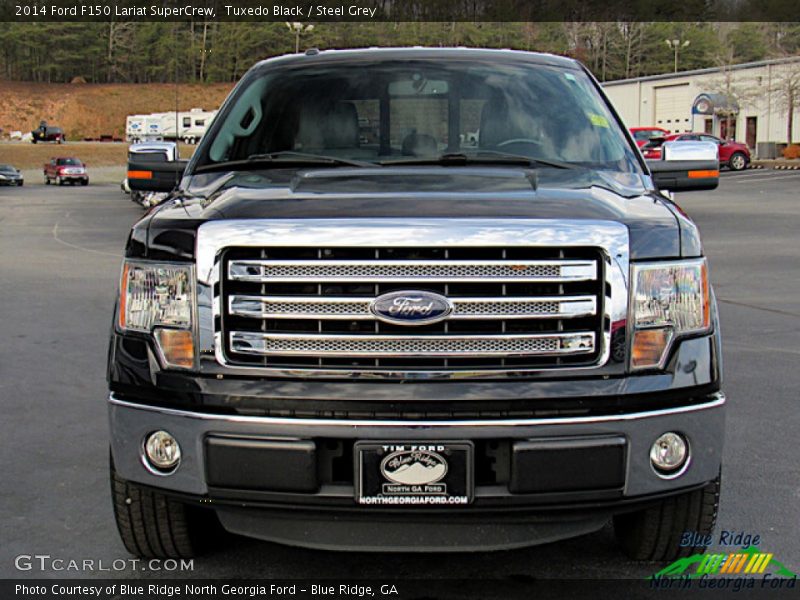 Tuxedo Black / Steel Grey 2014 Ford F150 Lariat SuperCrew