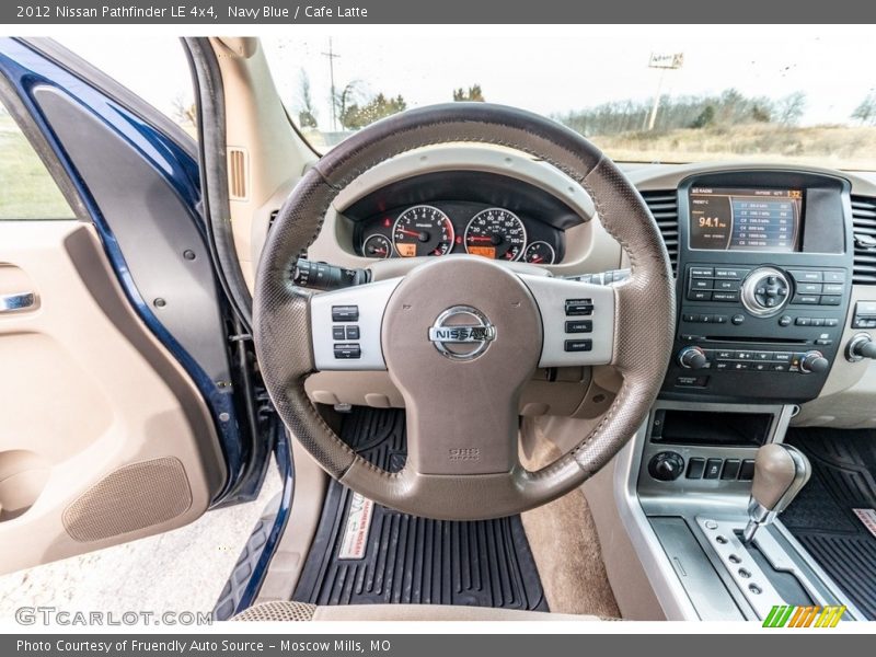 Navy Blue / Cafe Latte 2012 Nissan Pathfinder LE 4x4