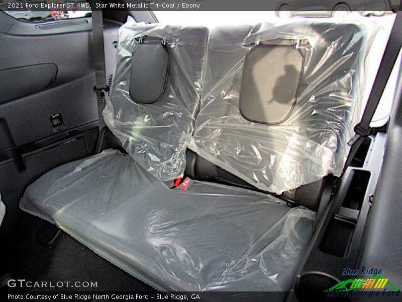 Star White Metallic Tri-Coat / Ebony 2021 Ford Explorer ST 4WD