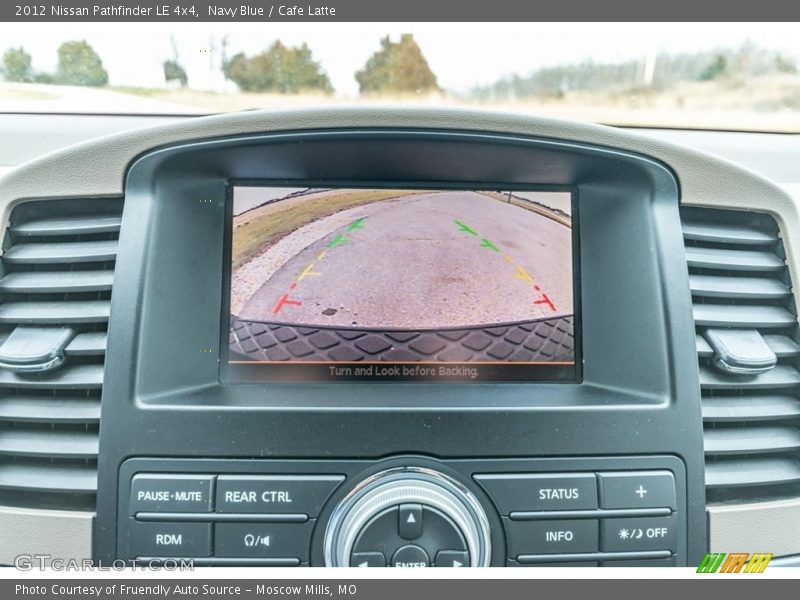 Navy Blue / Cafe Latte 2012 Nissan Pathfinder LE 4x4