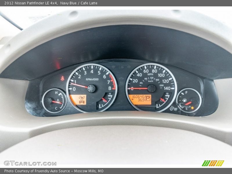 Navy Blue / Cafe Latte 2012 Nissan Pathfinder LE 4x4