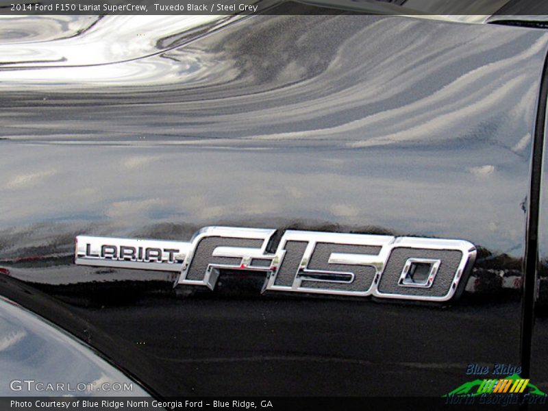 Tuxedo Black / Steel Grey 2014 Ford F150 Lariat SuperCrew