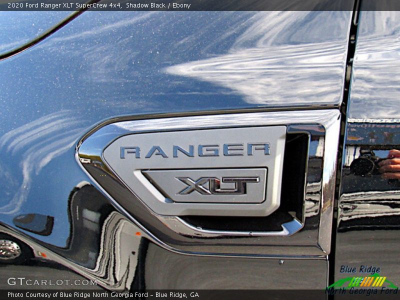 Shadow Black / Ebony 2020 Ford Ranger XLT SuperCrew 4x4
