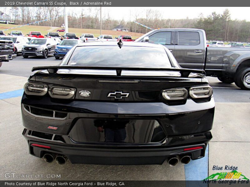 Black / Adrenaline Red 2019 Chevrolet Camaro SS Coupe