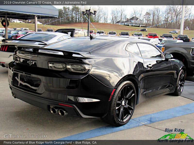 Black / Adrenaline Red 2019 Chevrolet Camaro SS Coupe