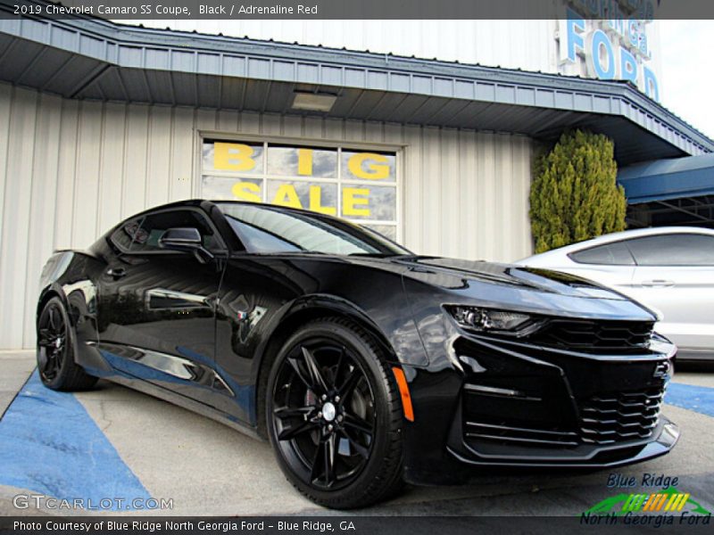 Black / Adrenaline Red 2019 Chevrolet Camaro SS Coupe