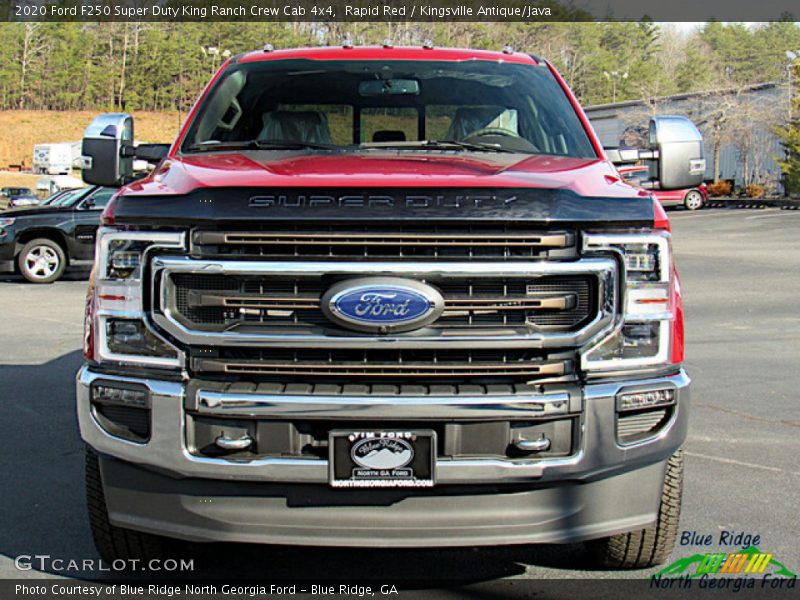 Rapid Red / Kingsville Antique/Java 2020 Ford F250 Super Duty King Ranch Crew Cab 4x4