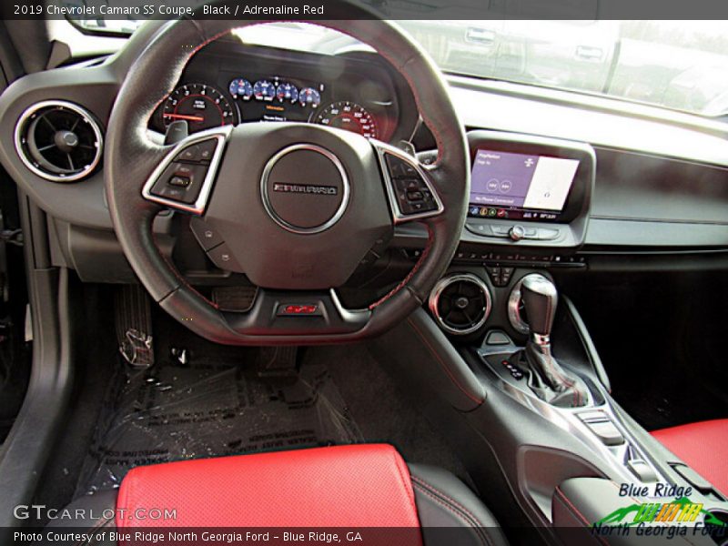 Black / Adrenaline Red 2019 Chevrolet Camaro SS Coupe