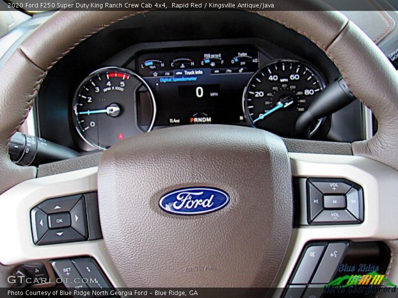Rapid Red / Kingsville Antique/Java 2020 Ford F250 Super Duty King Ranch Crew Cab 4x4