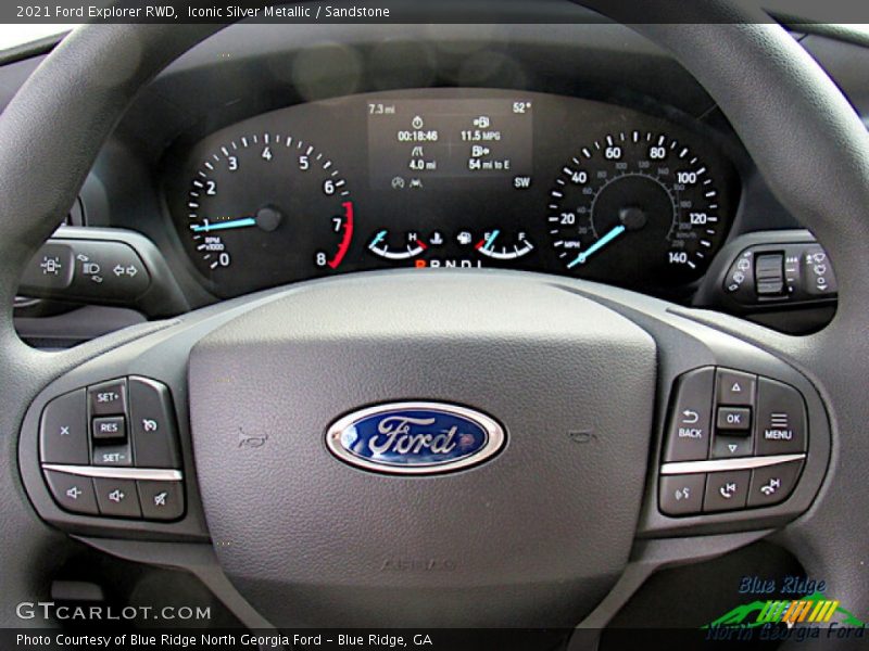 Iconic Silver Metallic / Sandstone 2021 Ford Explorer RWD