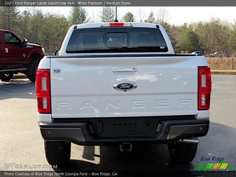 White Platinum / Medium Stone 2020 Ford Ranger Lariat SuperCrew 4x4