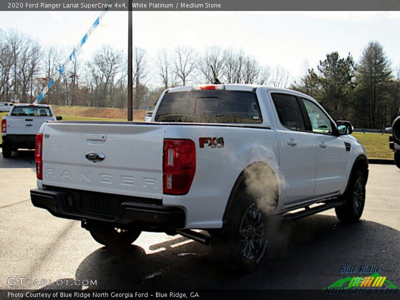 White Platinum / Medium Stone 2020 Ford Ranger Lariat SuperCrew 4x4