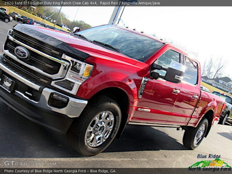 Rapid Red / Kingsville Antique/Java 2020 Ford F250 Super Duty King Ranch Crew Cab 4x4