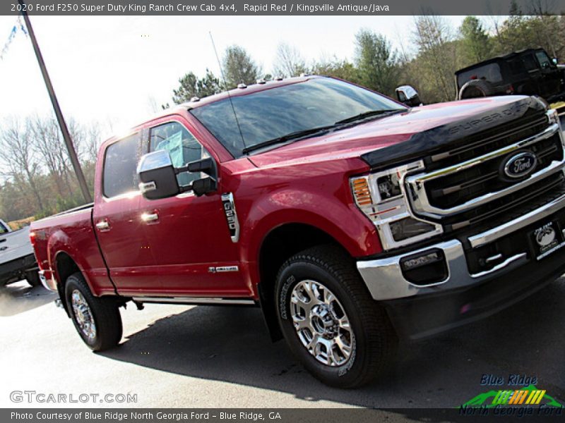 Rapid Red / Kingsville Antique/Java 2020 Ford F250 Super Duty King Ranch Crew Cab 4x4
