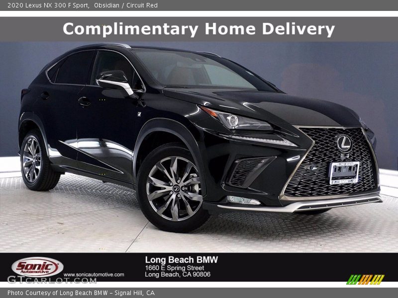 Obsidian / Circuit Red 2020 Lexus NX 300 F Sport