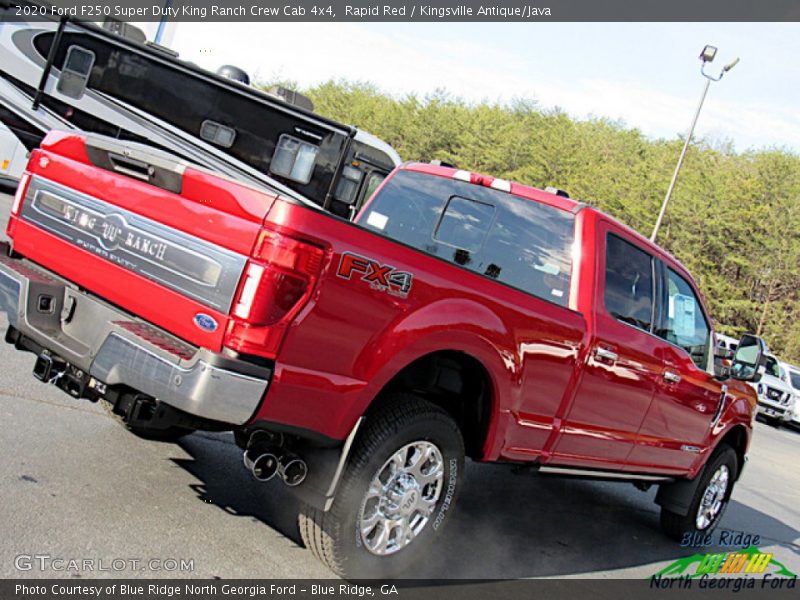 Rapid Red / Kingsville Antique/Java 2020 Ford F250 Super Duty King Ranch Crew Cab 4x4