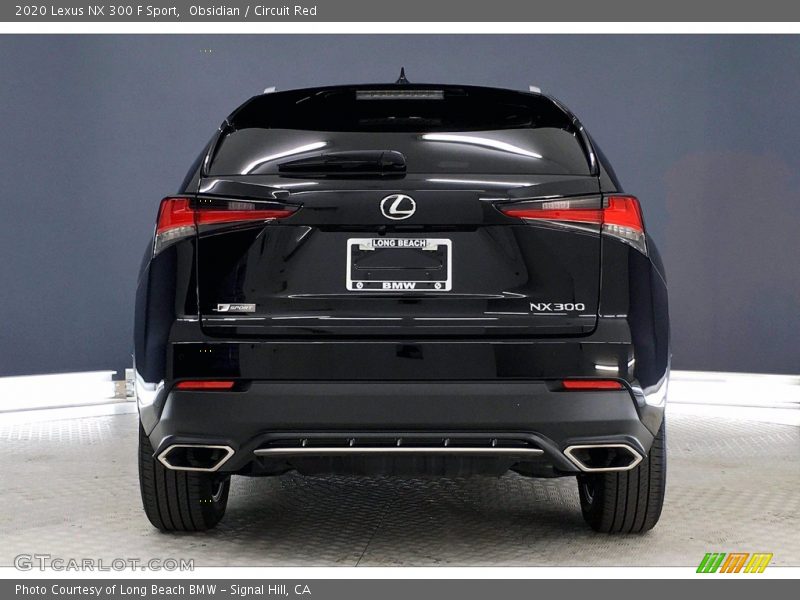 Obsidian / Circuit Red 2020 Lexus NX 300 F Sport