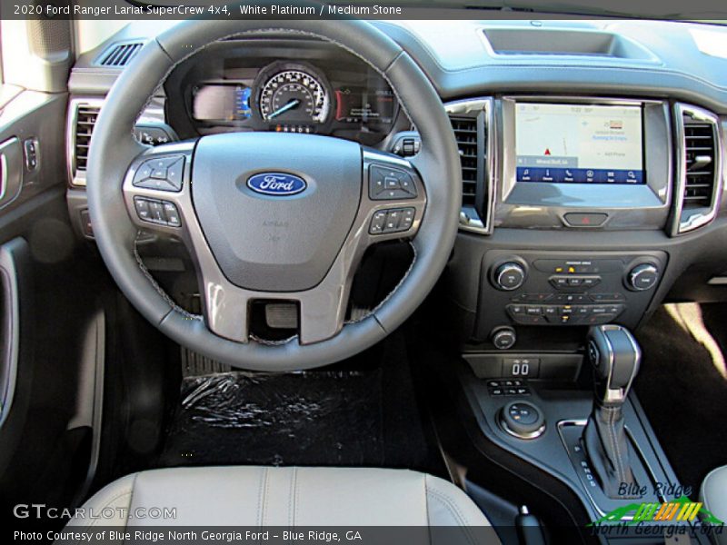 White Platinum / Medium Stone 2020 Ford Ranger Lariat SuperCrew 4x4