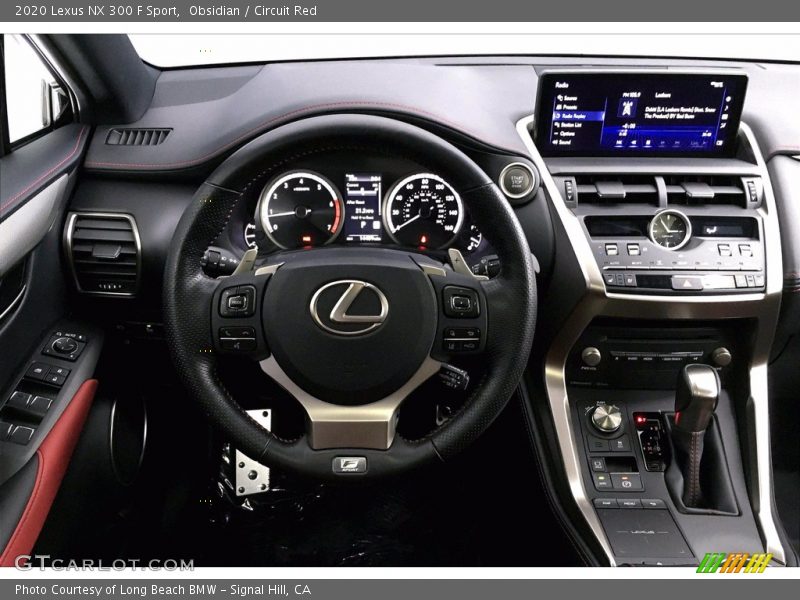 Dashboard of 2020 NX 300 F Sport