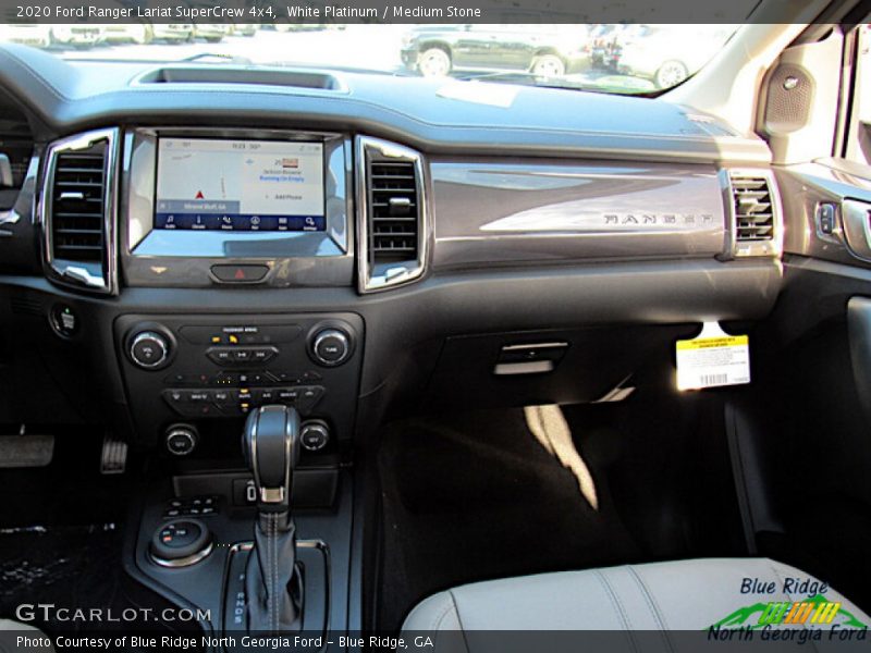 White Platinum / Medium Stone 2020 Ford Ranger Lariat SuperCrew 4x4