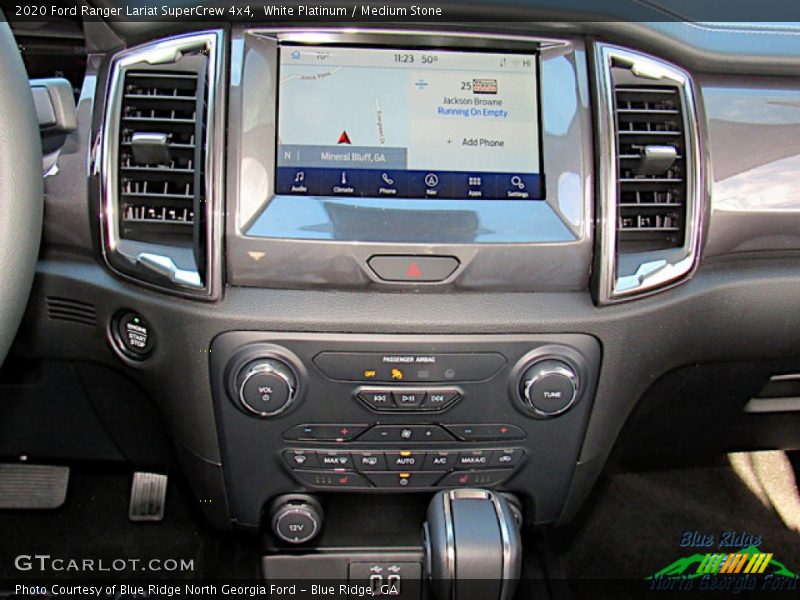 White Platinum / Medium Stone 2020 Ford Ranger Lariat SuperCrew 4x4